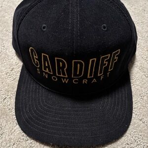 Cardiff Snowcraft Black and Gold Cap